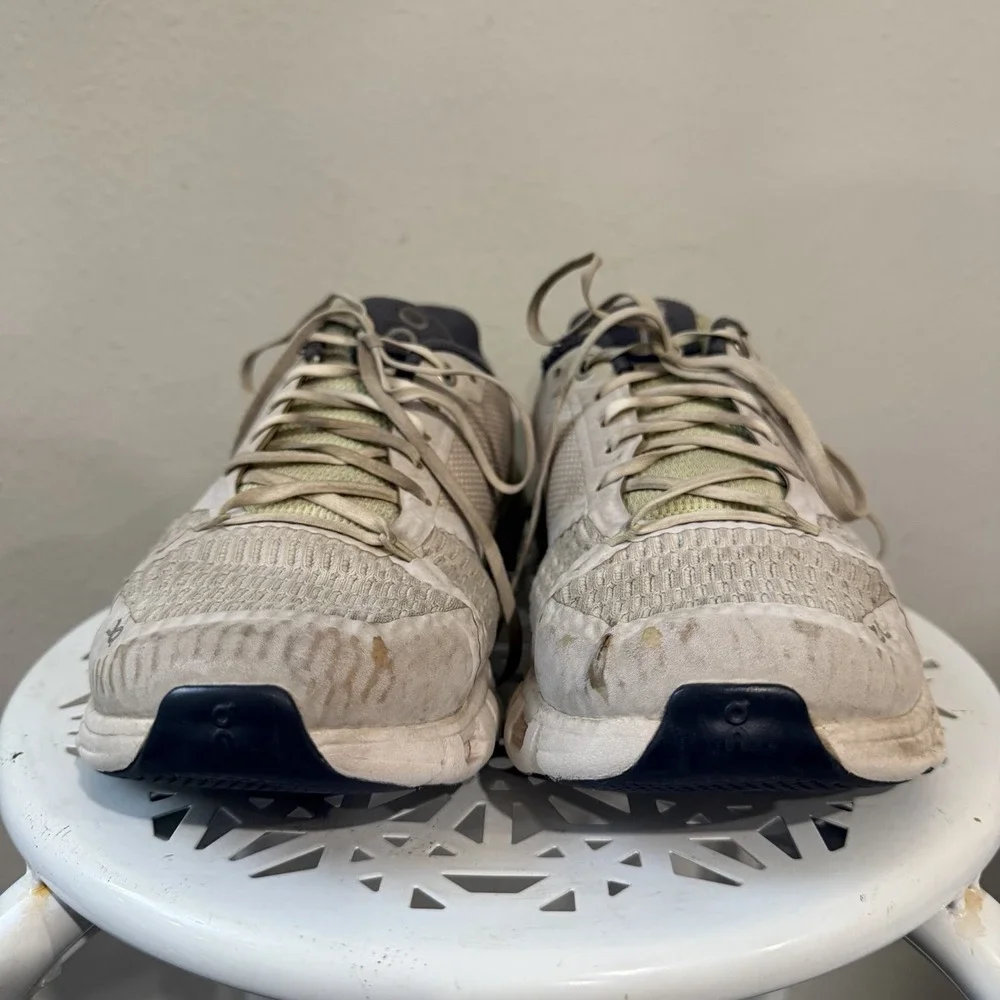 On Running Cloudflyer 21.99031 Womens US 7.5 Sneaker White Green Running Shoes